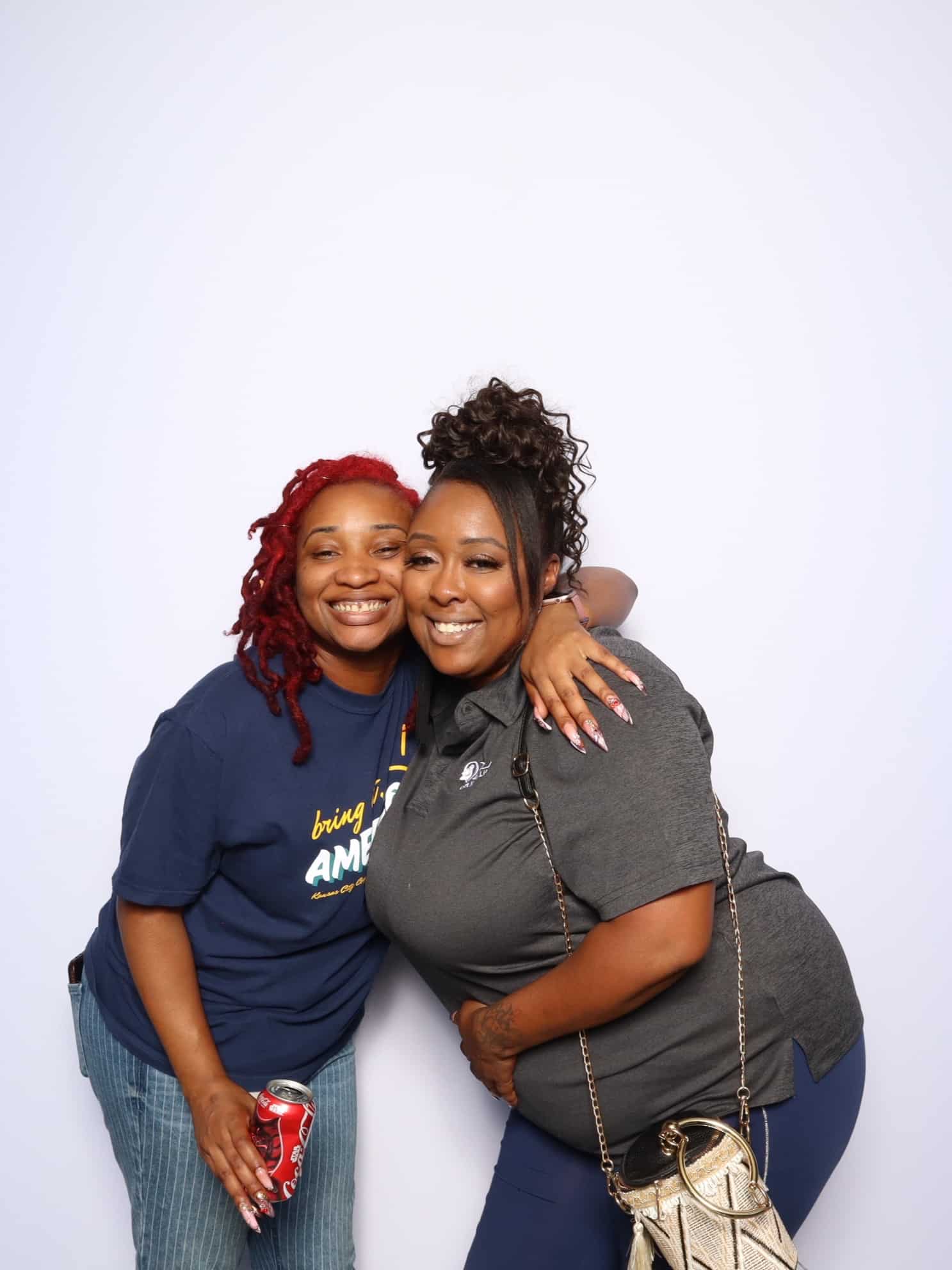 Branded photo activation at corporate summer concert event in Kansas City