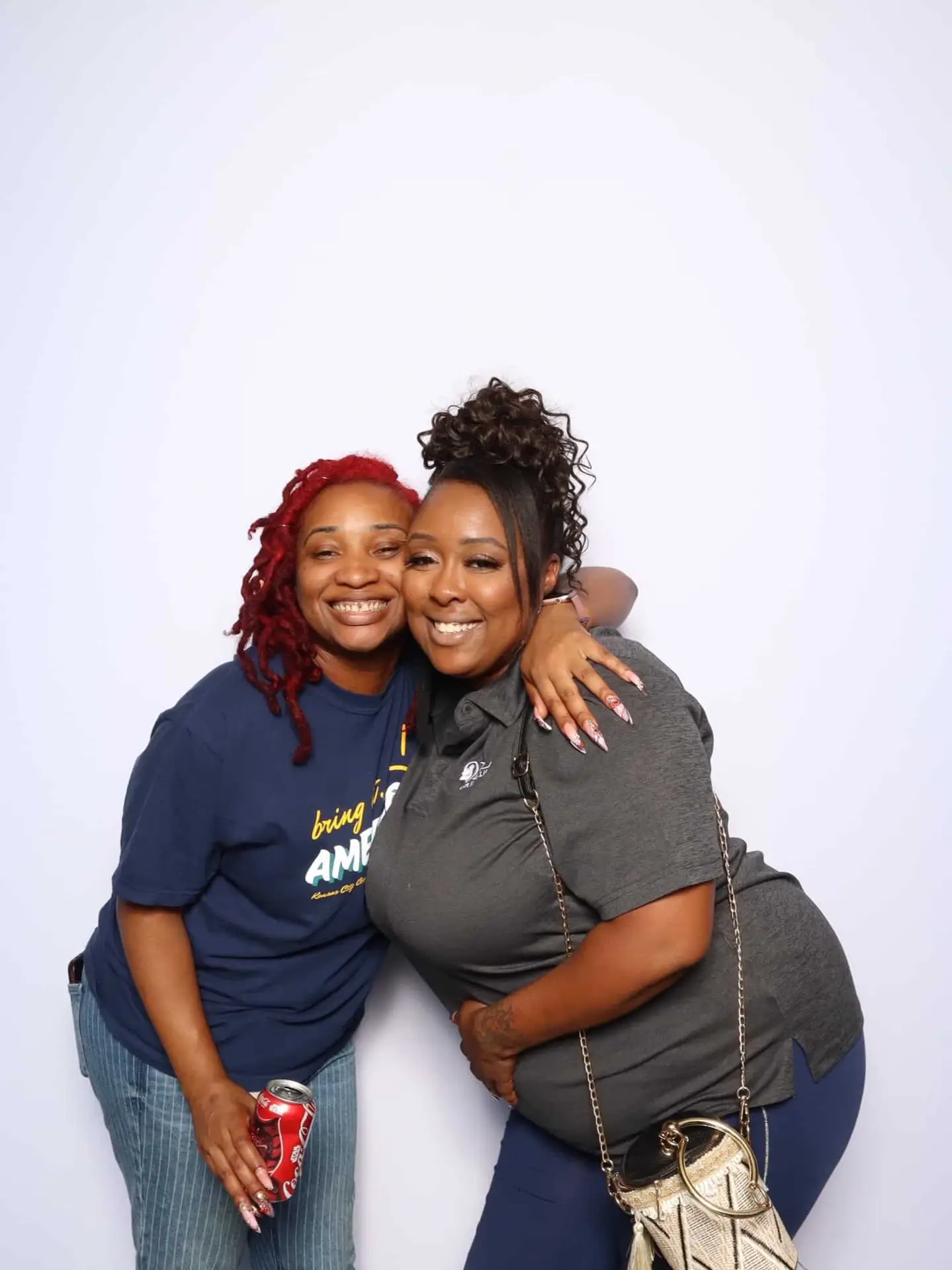 Branded photo activation at corporate summer concert event in Kansas City