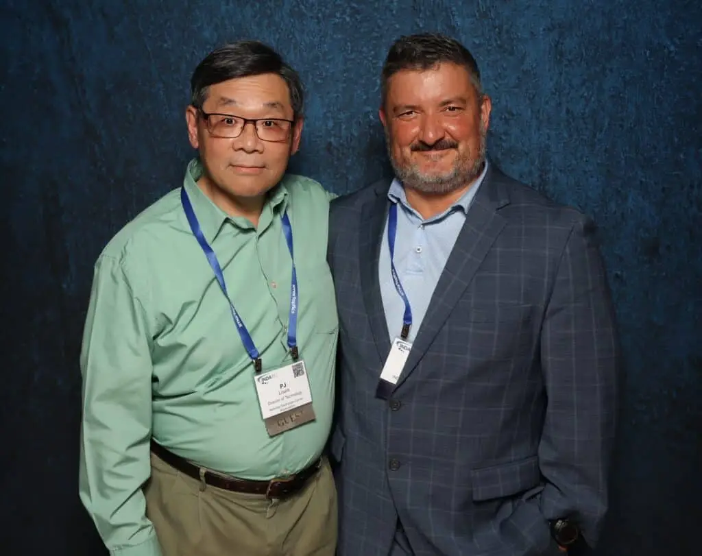 Professional headshot booth at Kansas City corporate conference