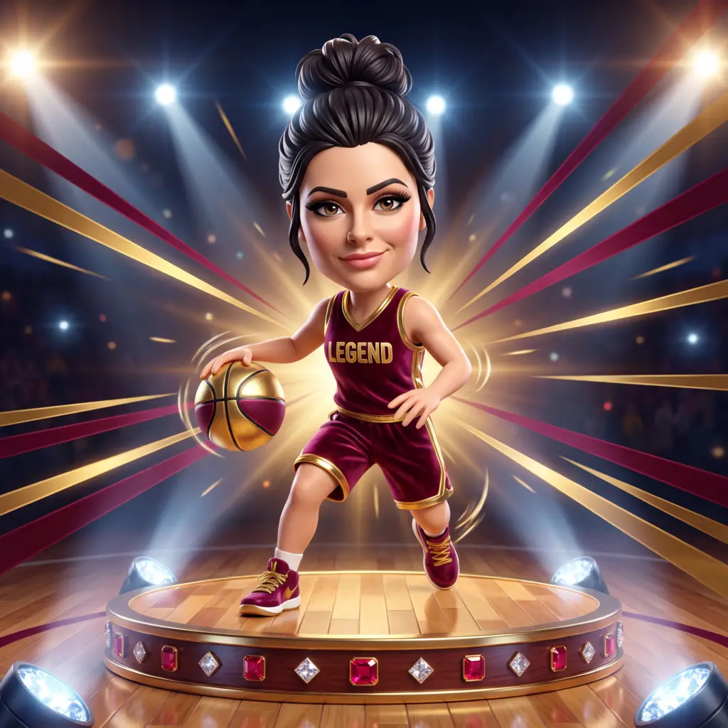 ai photo booth 3d caricature athlete kansas city