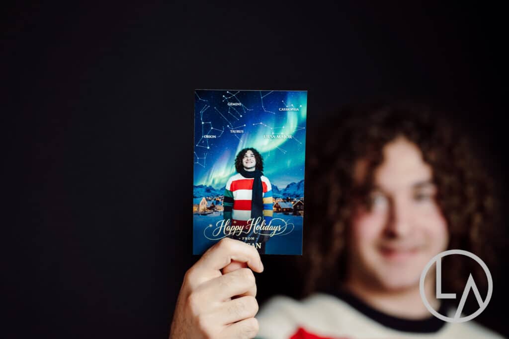 holiday constellation keepsake portrait male kansas city