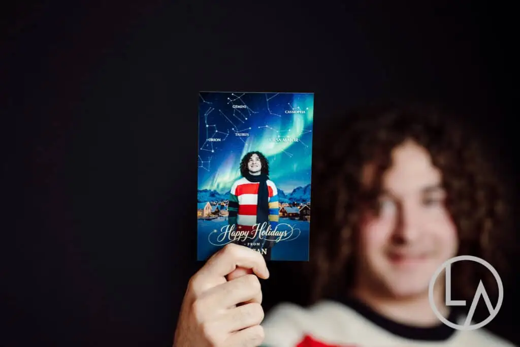 holiday constellation keepsake portrait male kansas city